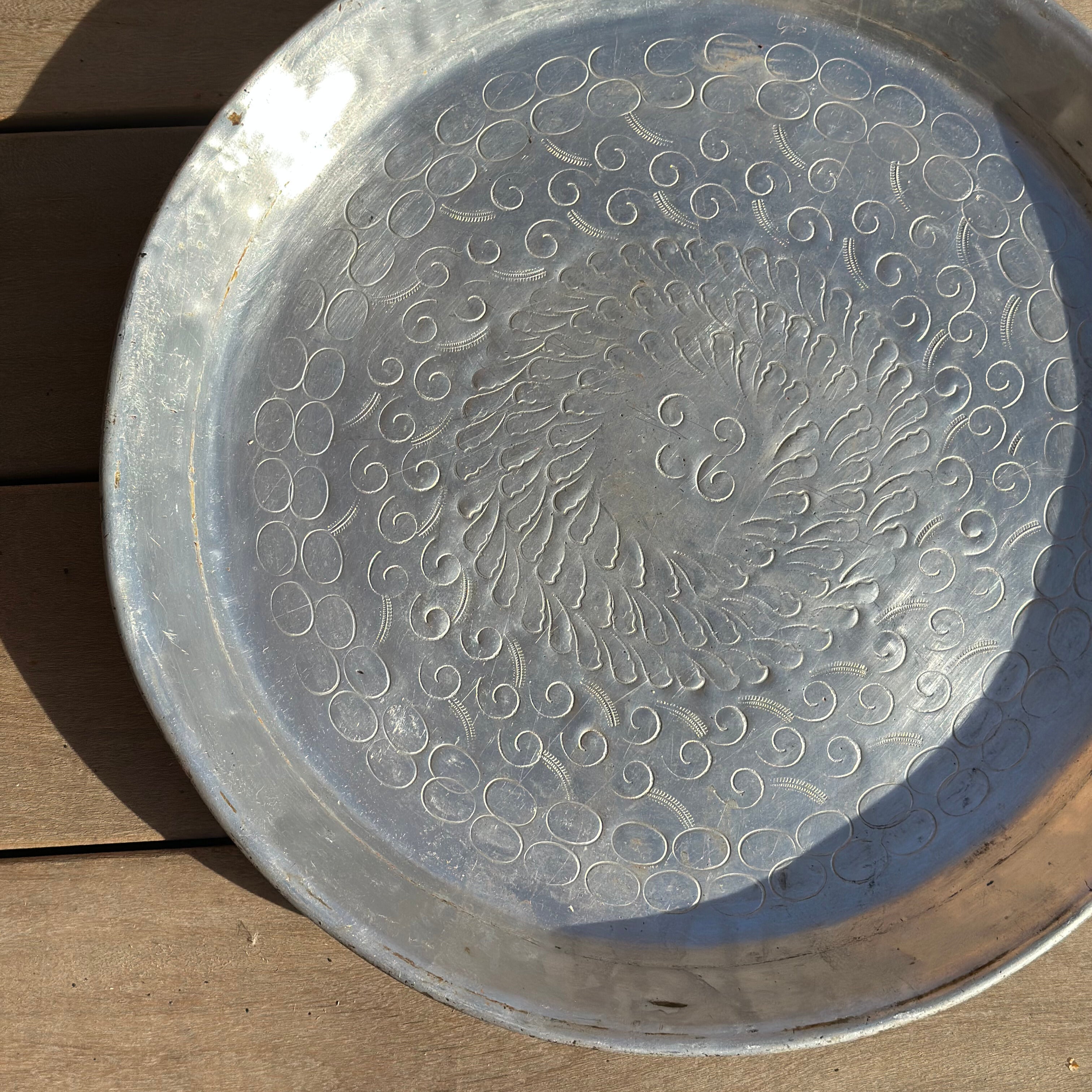 Marokkansk vintagebrett - 47 cm.