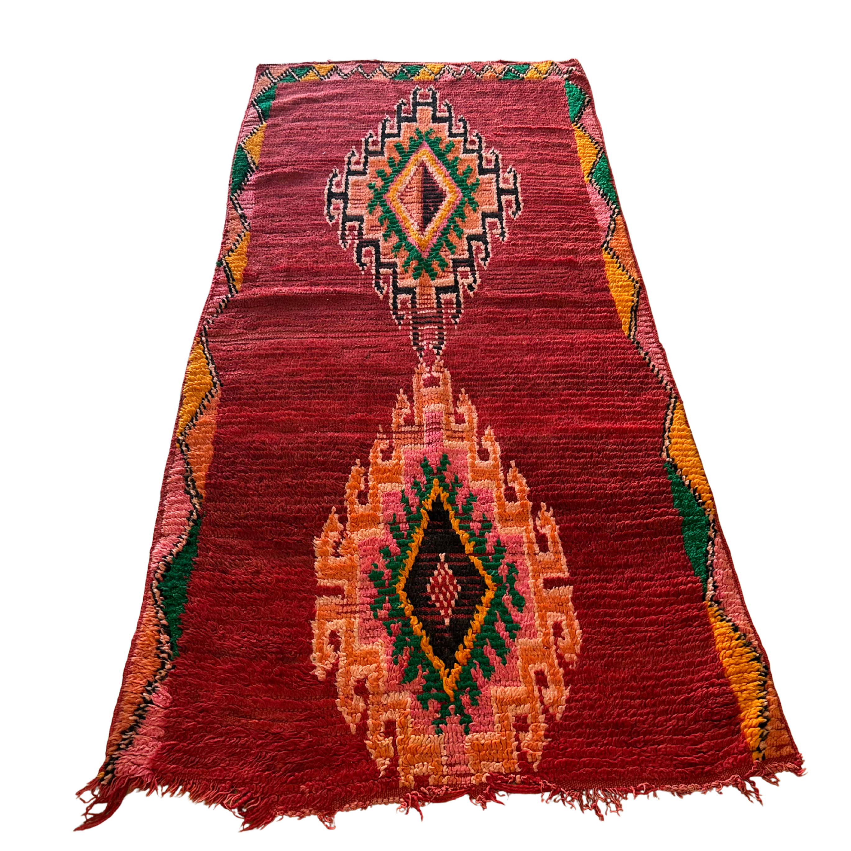 Boujaad løber størrelse 108 x 227 cm.