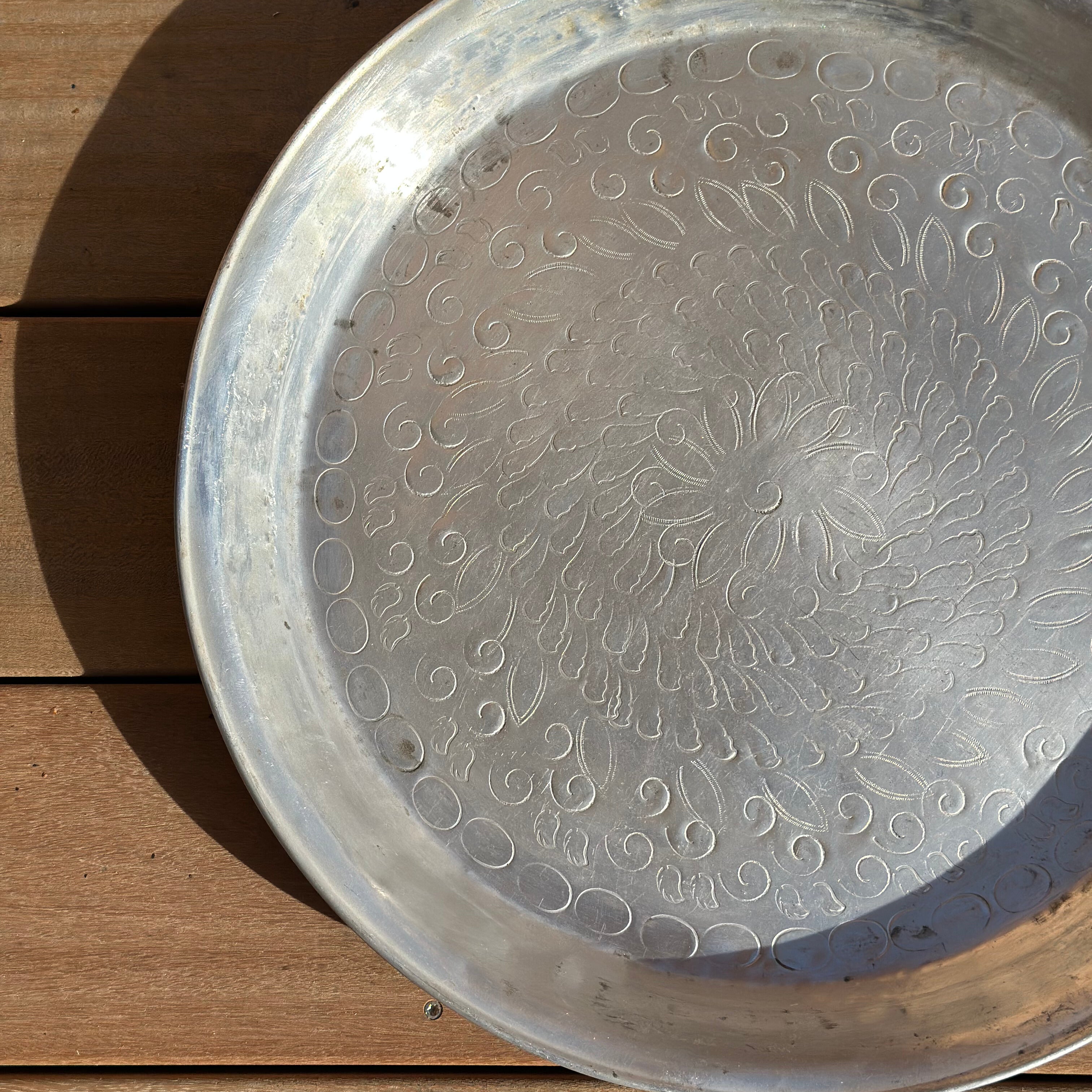 Marokkansk vintagebrett - 47 cm.