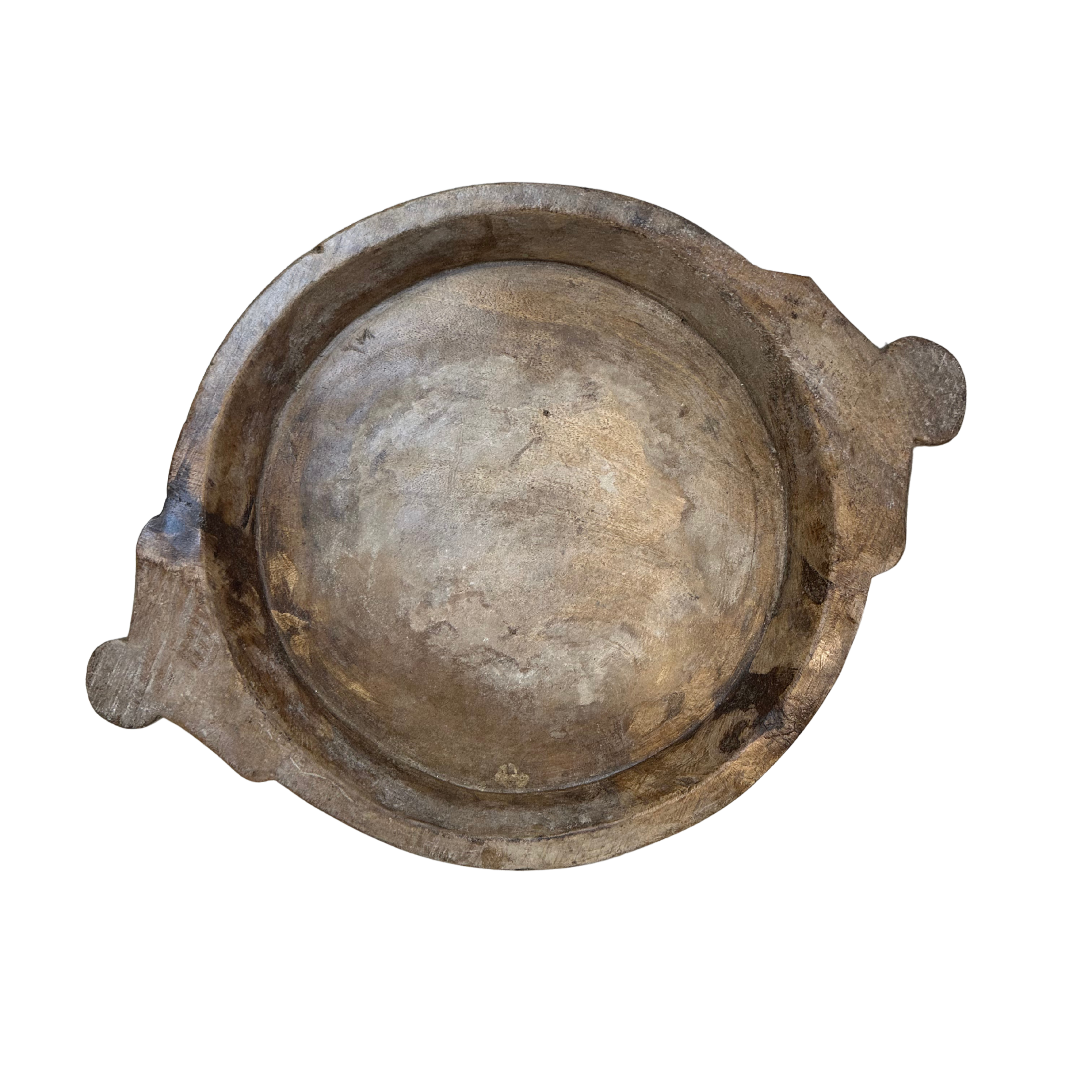 Vintage fad med hank i træ