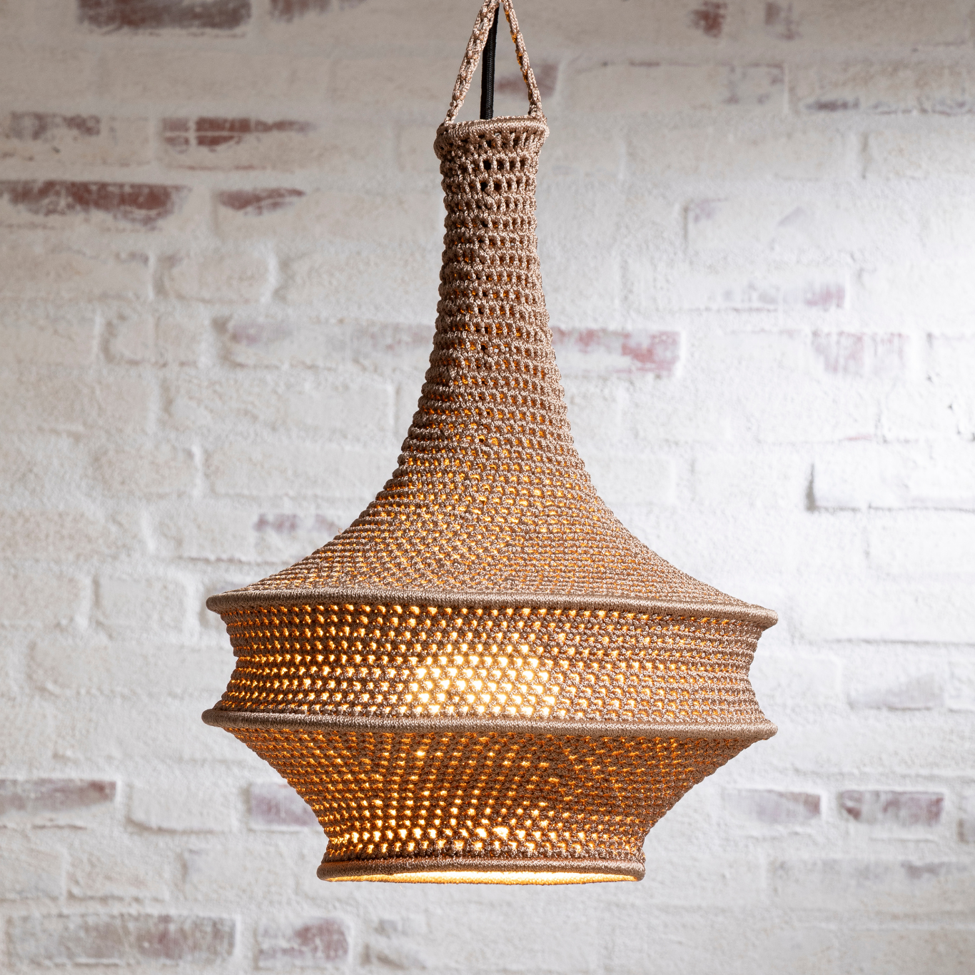 Lampeskjerm - heklet