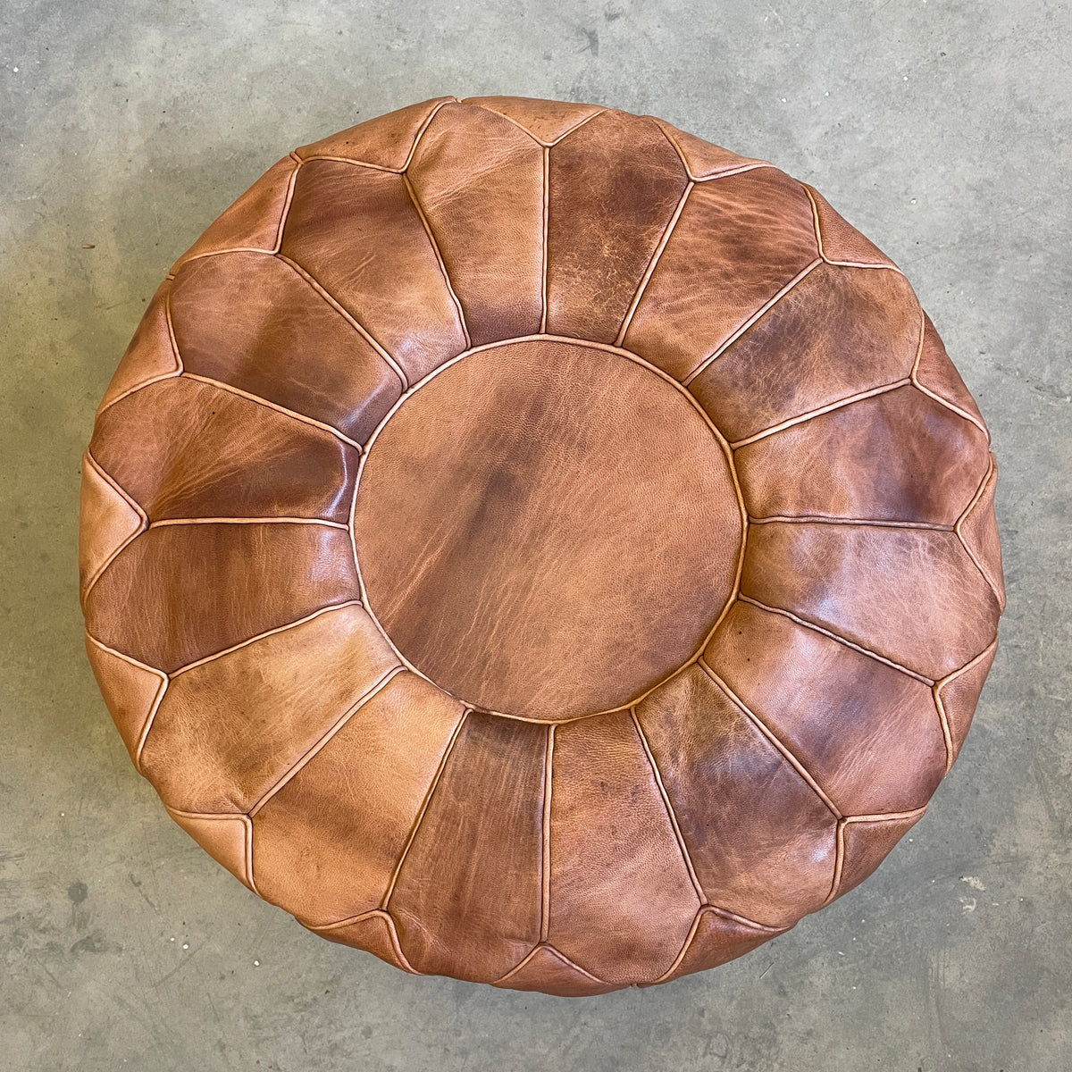 Morocco cushion/pouf - brown
