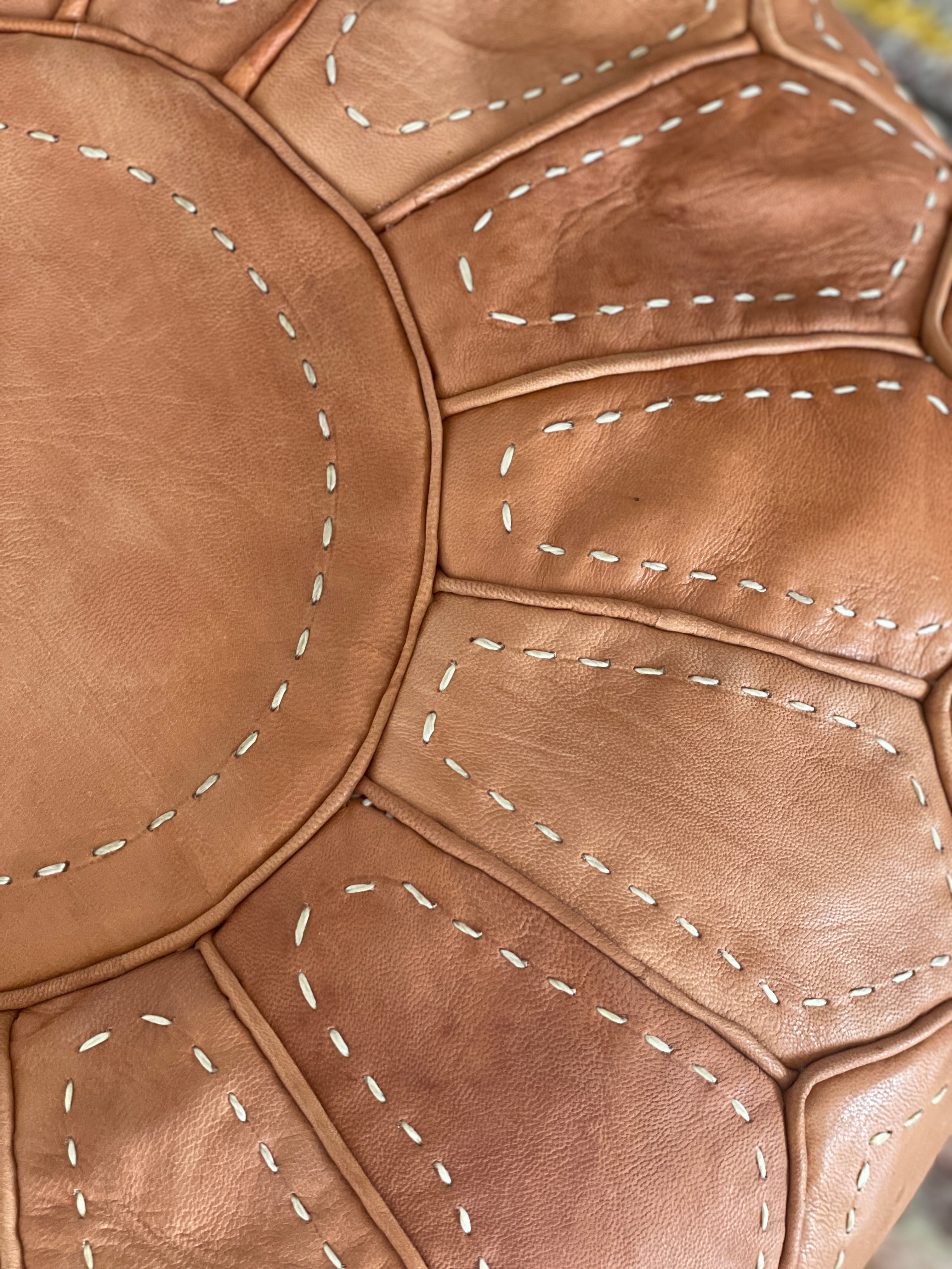 Morocco cushion/pouf - brown
