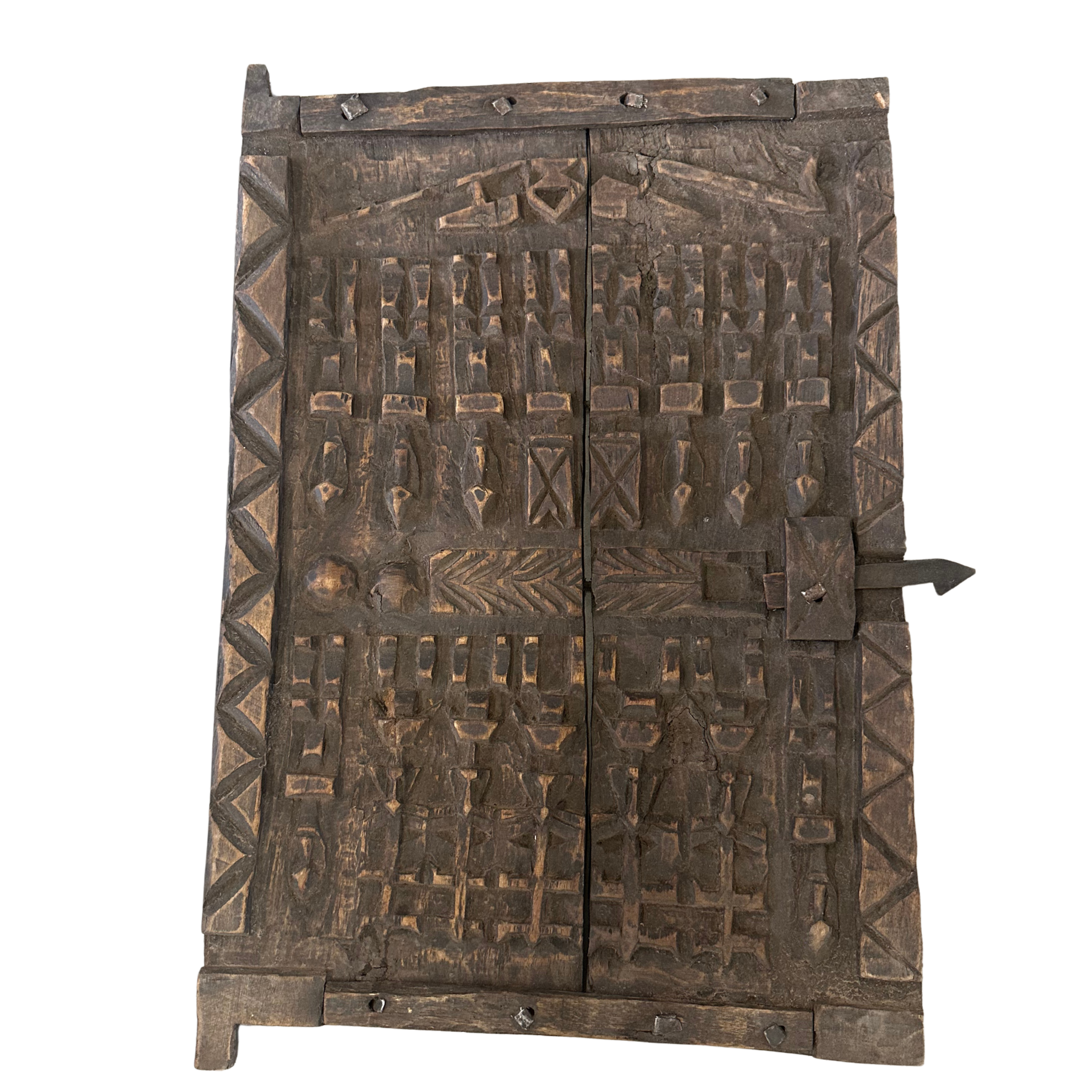 Vintage Mali dør - størrelse 42x59 cm.