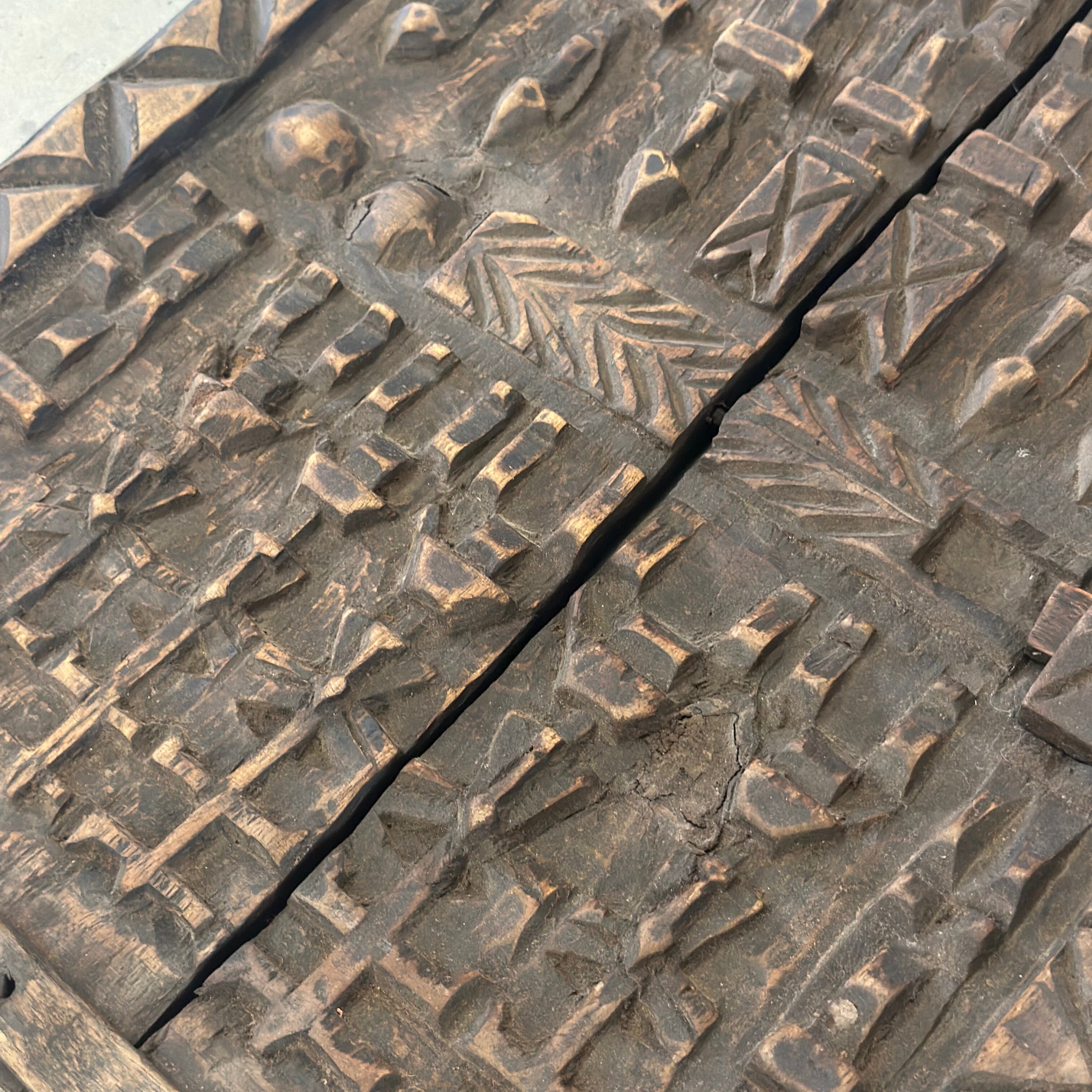 Vintage Mali dør - størrelse 42x59 cm.