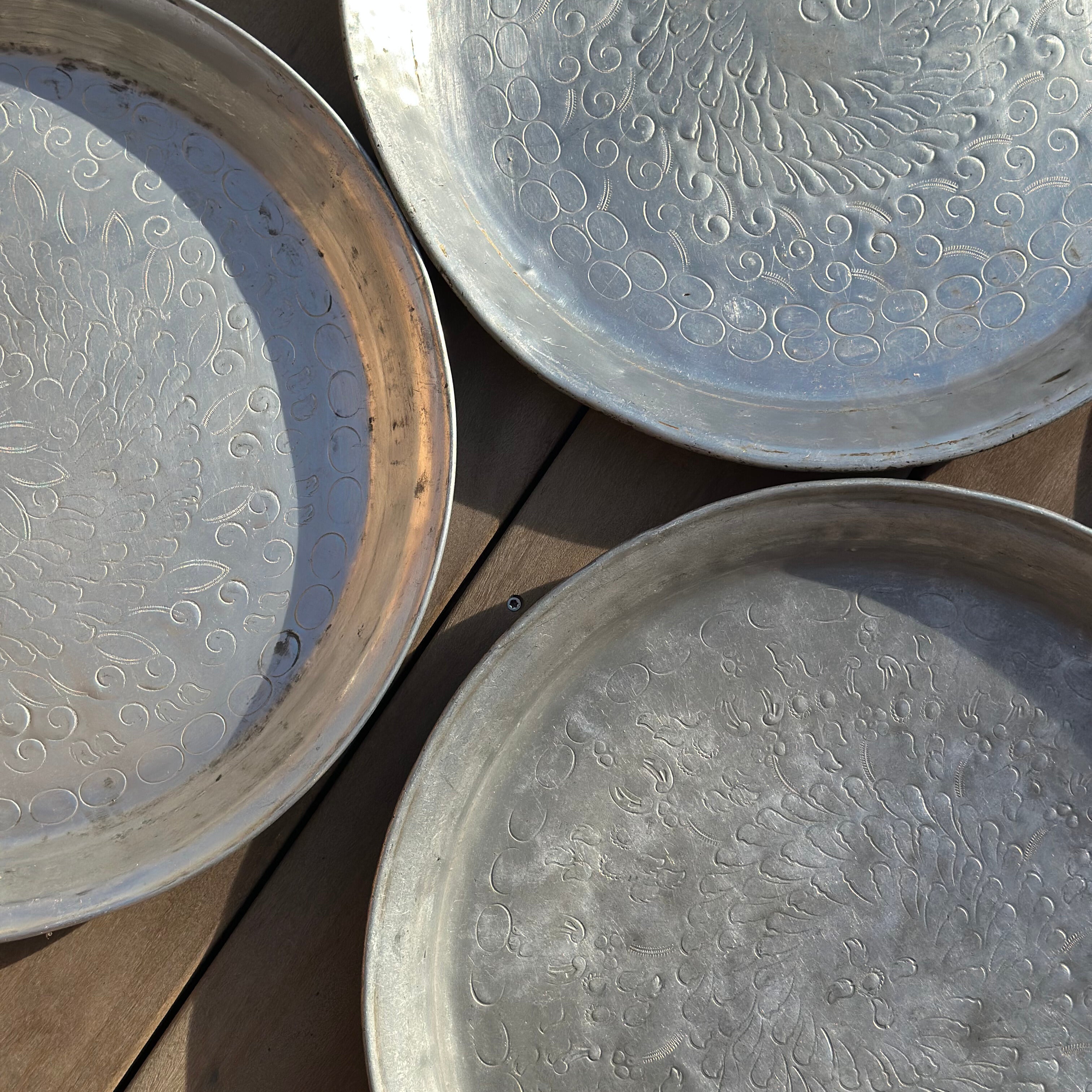 Marokkansk vintagebrett - 47 cm.