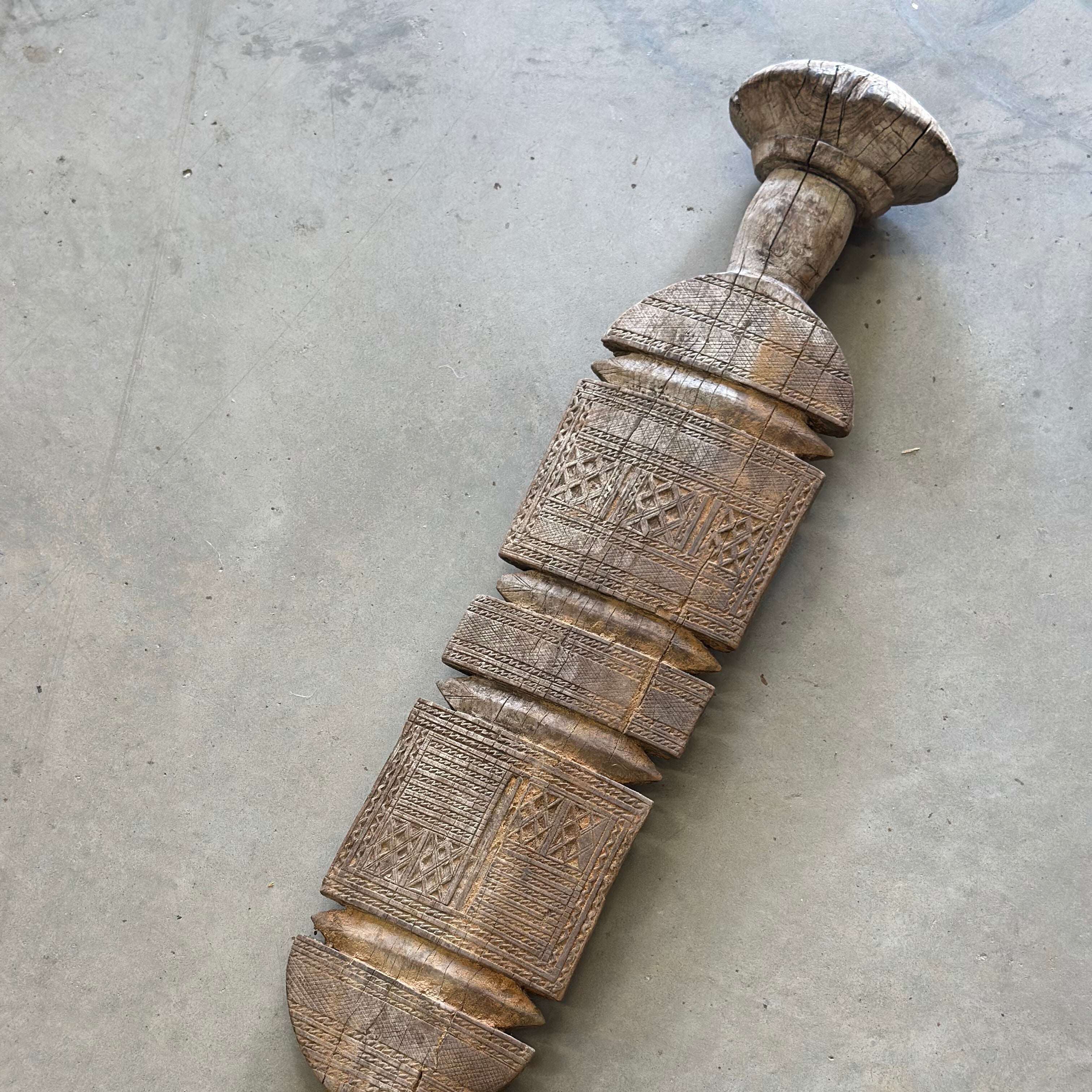 Vintage berber teltpinne - 13x68 cm.