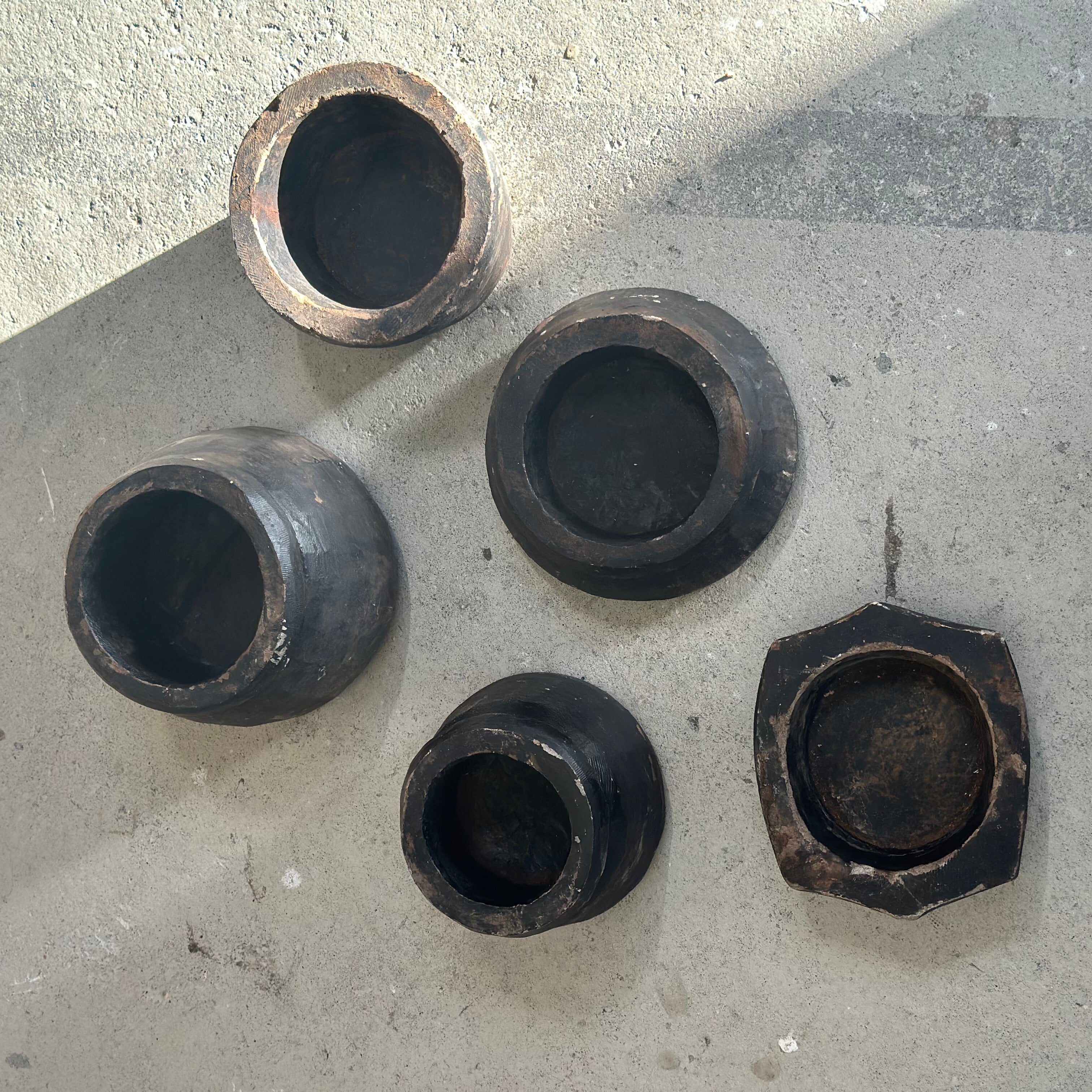 Vintage stenkrukke - ca. 12 cm. i diameter