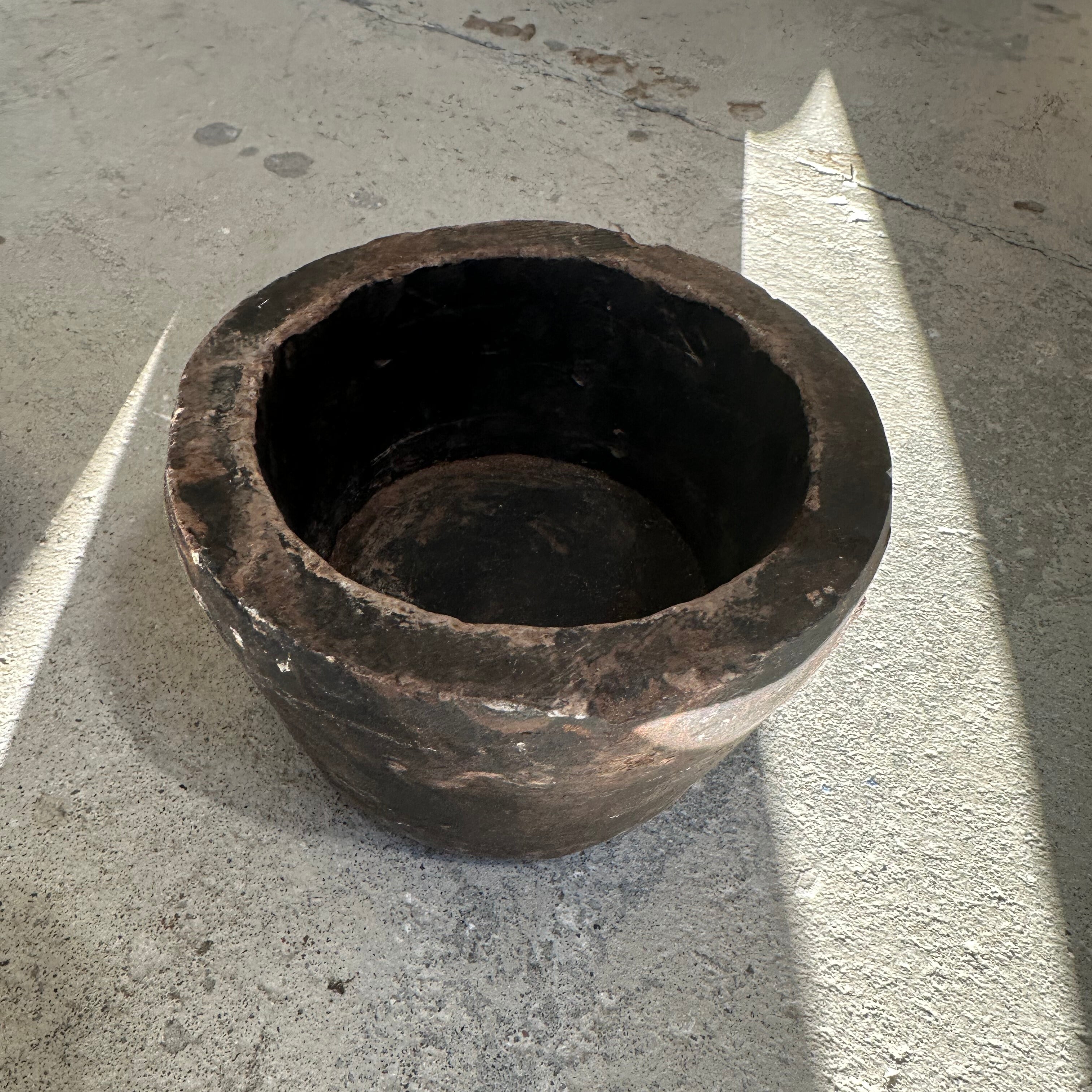 Vintage stenkrukke - ca. 12 cm. i diameter