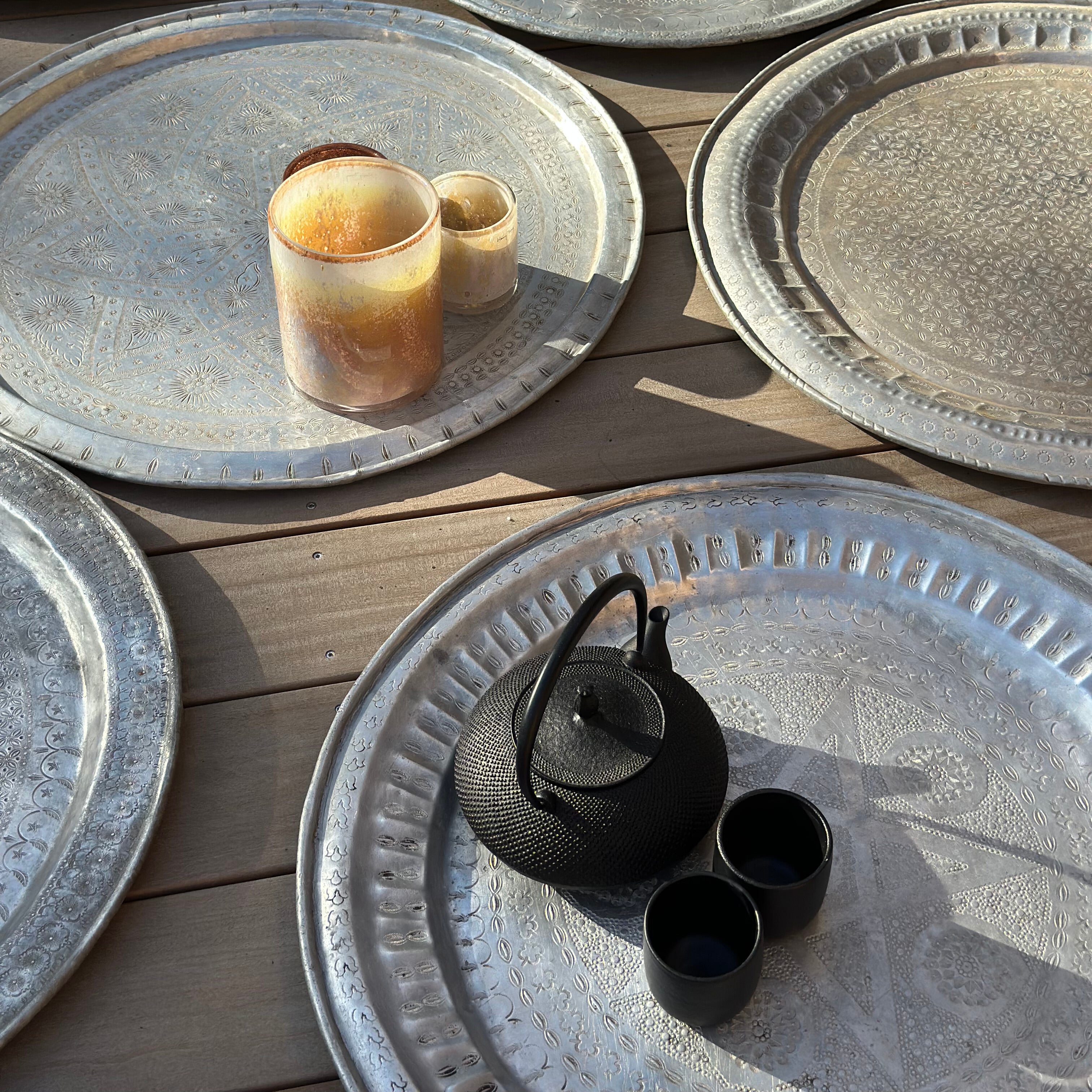 Marokkansk vintage bakke - 67 cm.