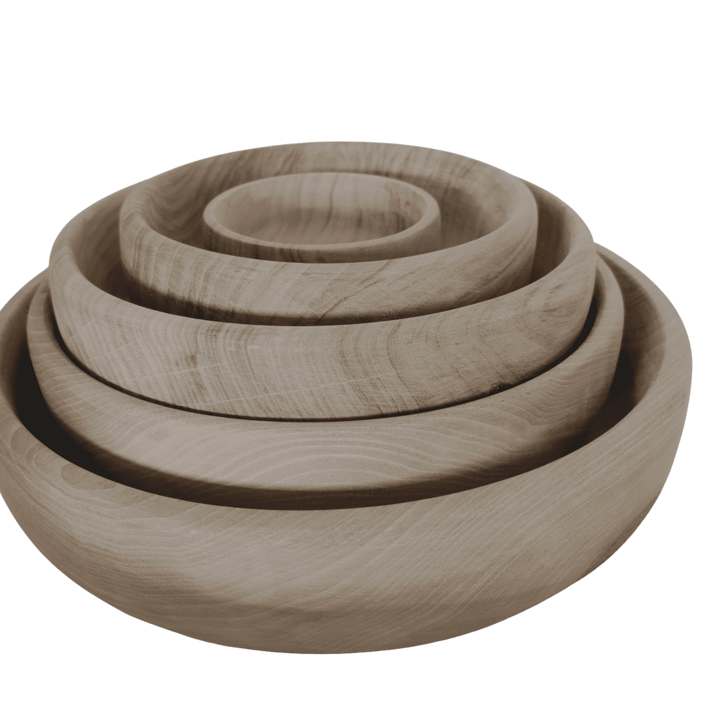 Bowl in walnut wood - 35 cm