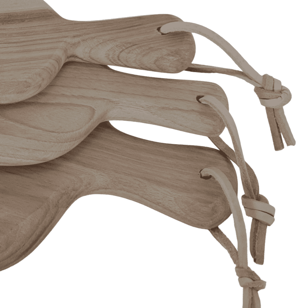 Tapas platter in walnut wood - medium size