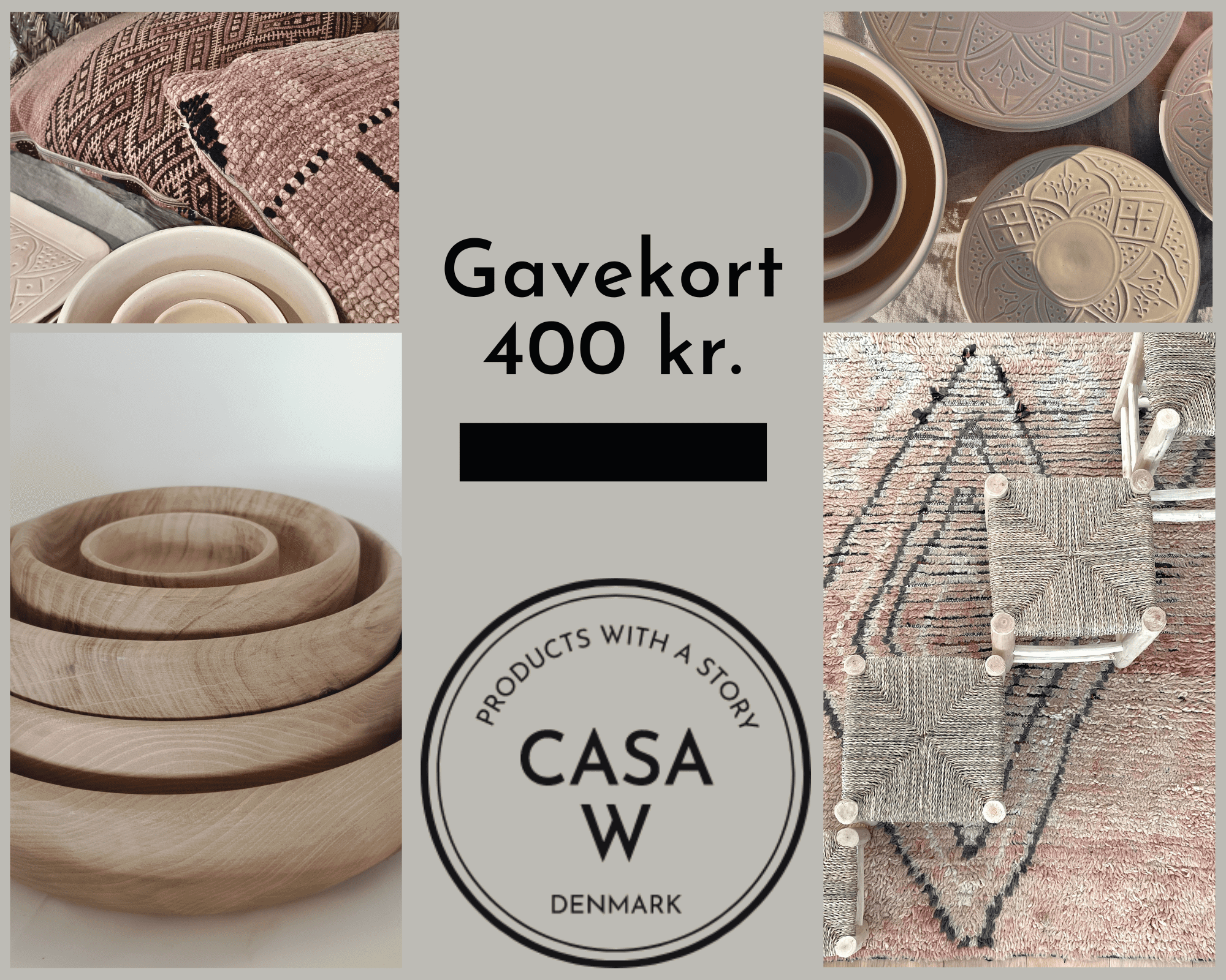 Gavekort Casa W