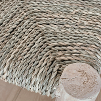 Chair with seat in raffia - Natural